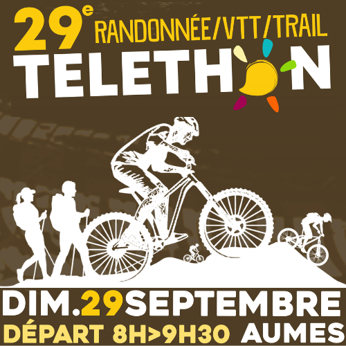 29° rando vtt/trail du téléthon de aumes