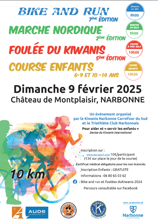 BIKE AND RUN DES KIWANIS 2025